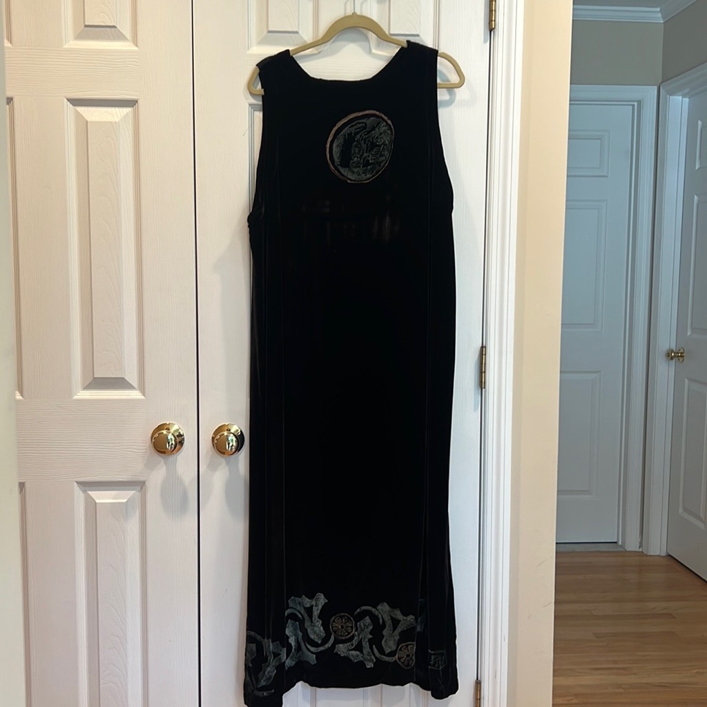 Blue Fish Hunter Green Velvet Dress